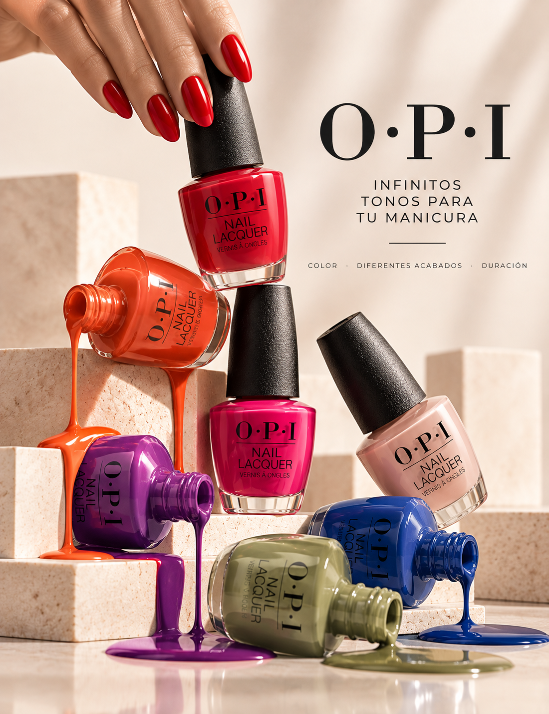 Colores OPI para manicura profesional en Le Blanc
